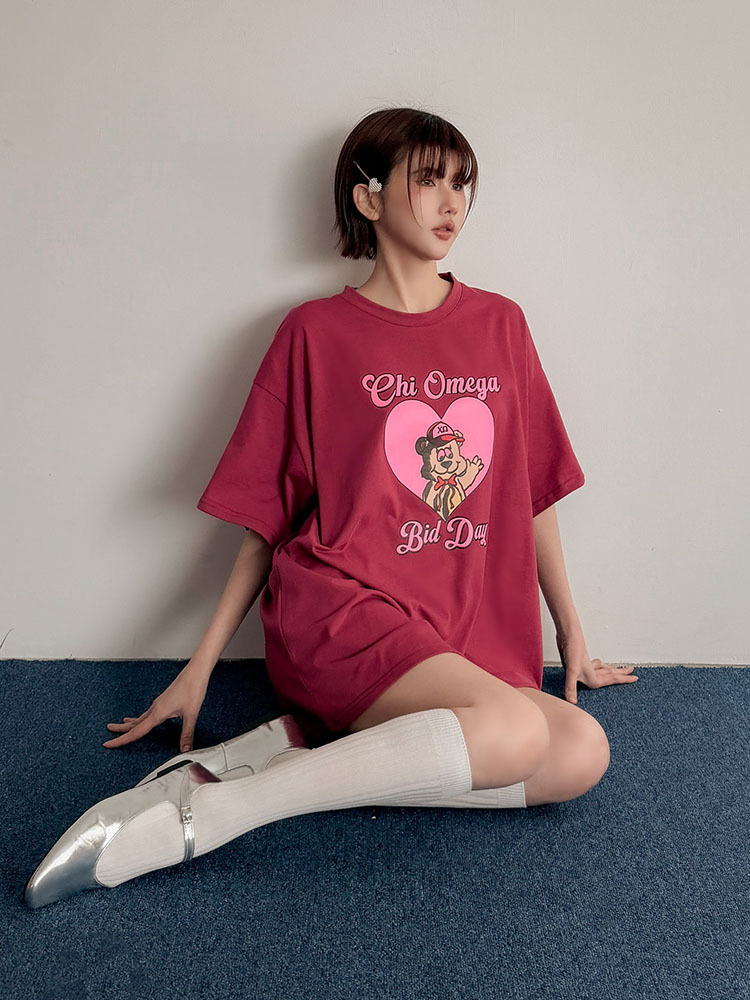 巨Q 美式• 熬夜熊oversized  T（3色）