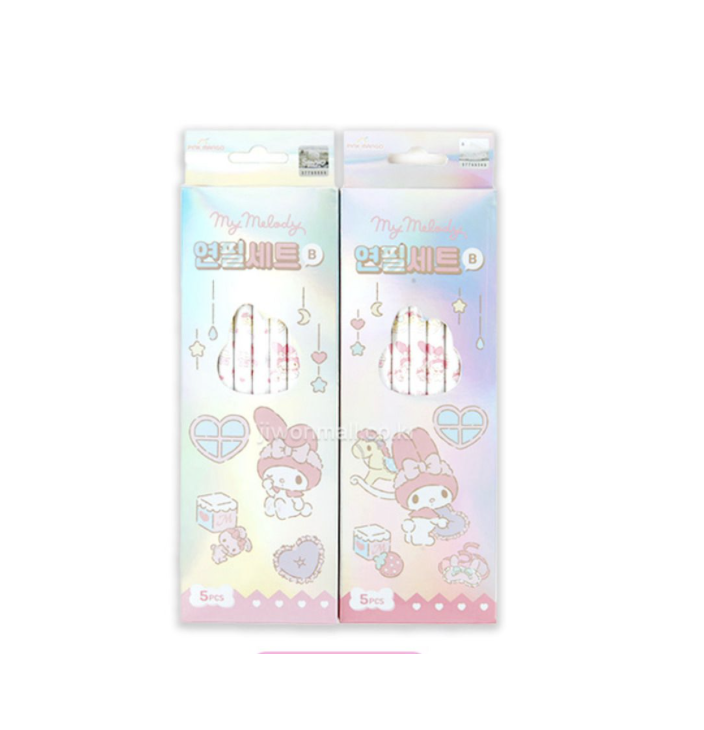 My Melody 鉛筆5支裝 包裝隨機發放