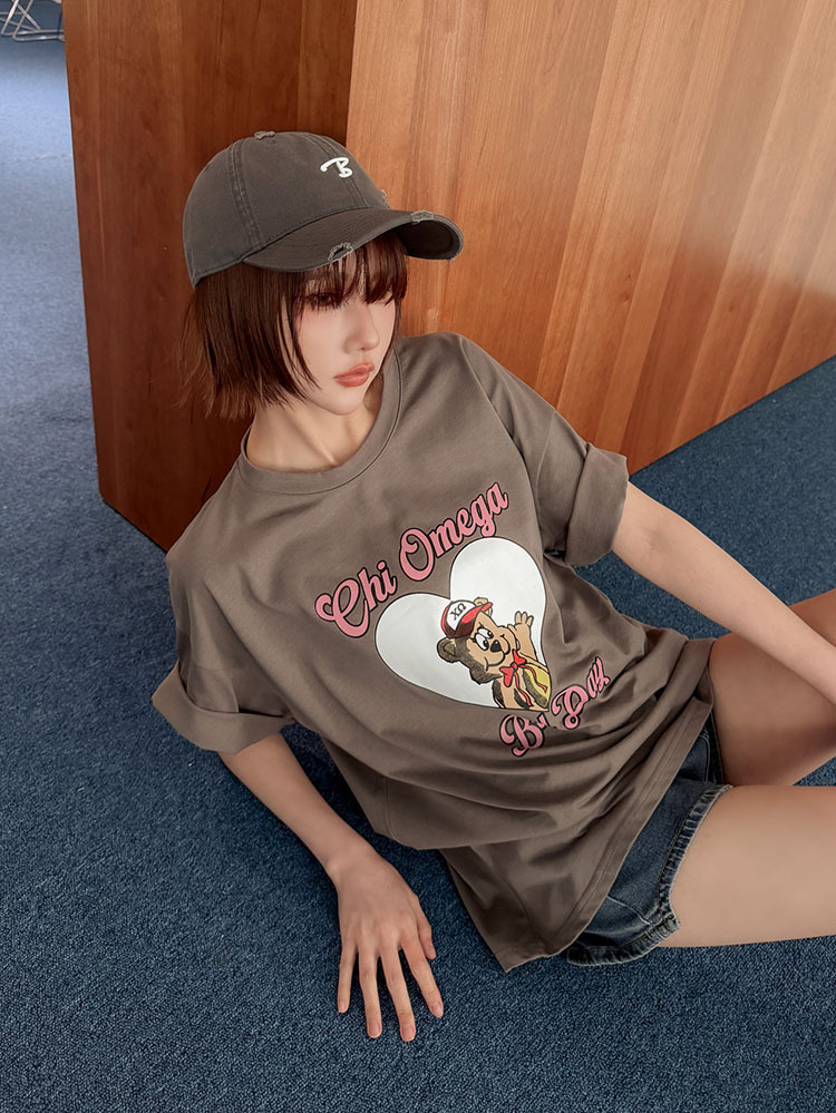 巨Q 美式• 熬夜熊oversized  T（3色）