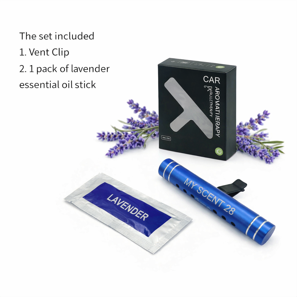 Aluminum Car Vent Clip - Blue