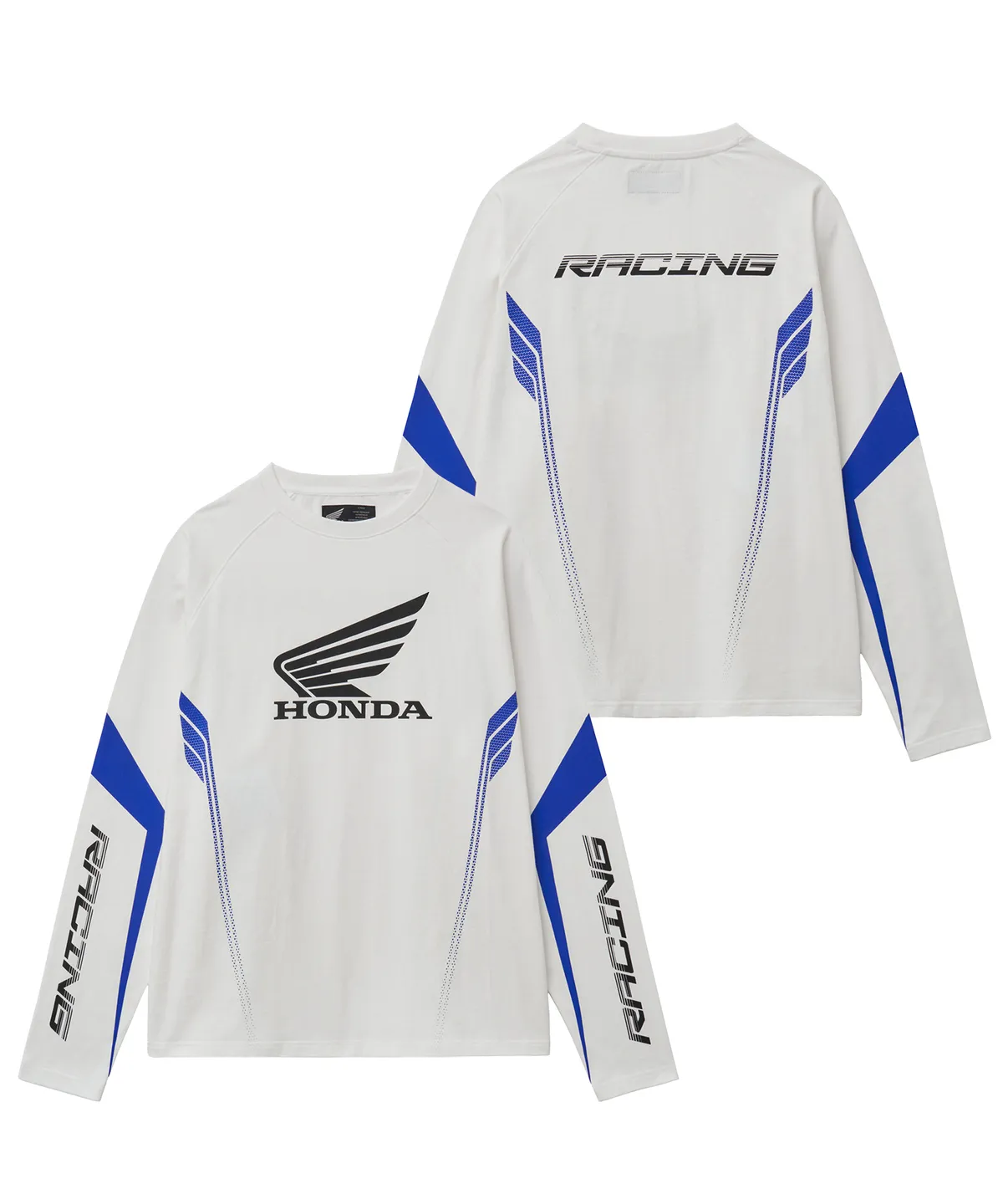 HONDA 摩托車寬鬆長袖上衣 賽車風長袖T