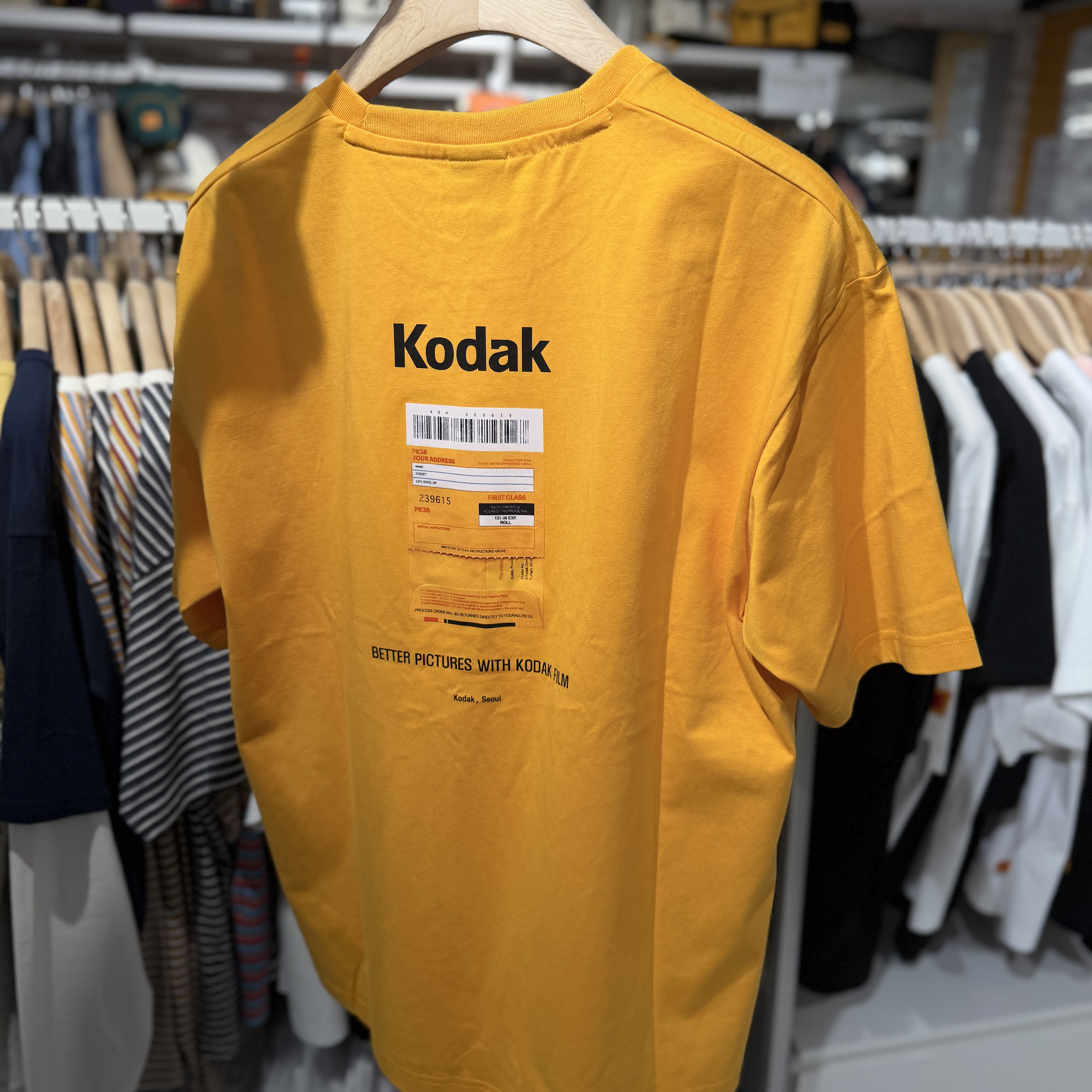 【韓國🇰🇷限時連線 收單至4/2 中午12:00準時收單 ✈️ 】Kodak 柯達 照片檔案郵件 短tee K6223XRS94