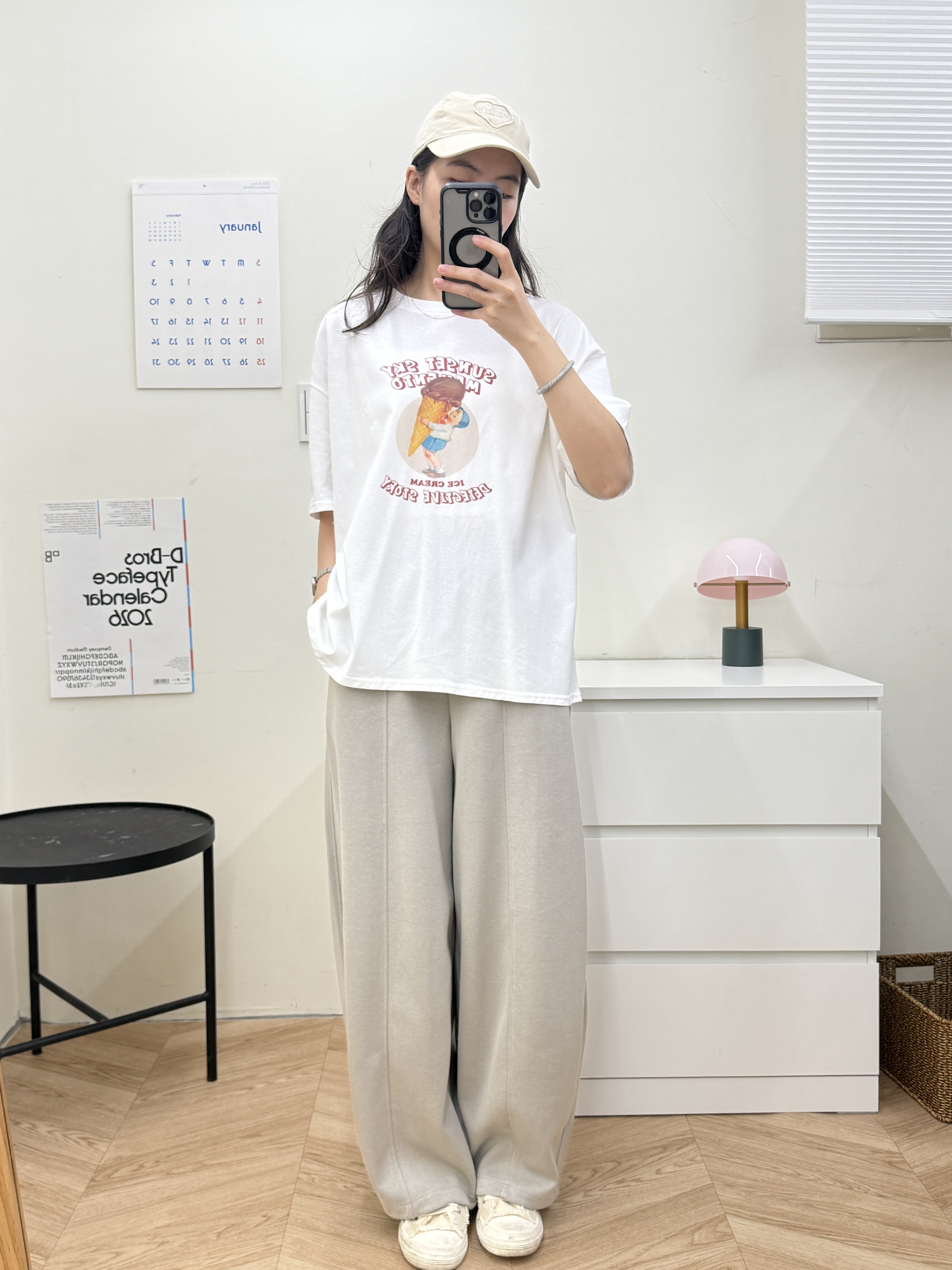 前車線繭型棉褲*3色