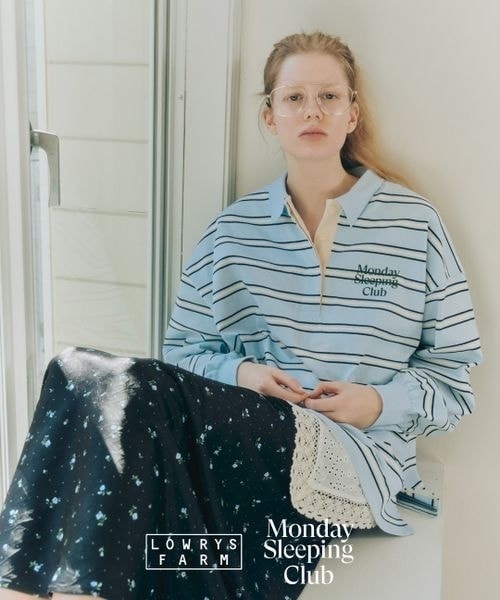 MONDAY SLEEPING CLUB / Long sleeve tee