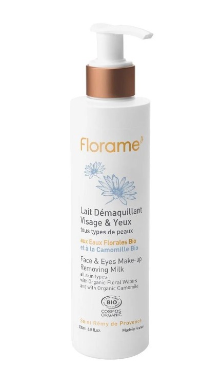 FLORAME Face & Eyes Make-up Removing Milk 有機卸妝潔面乳 [200ml]