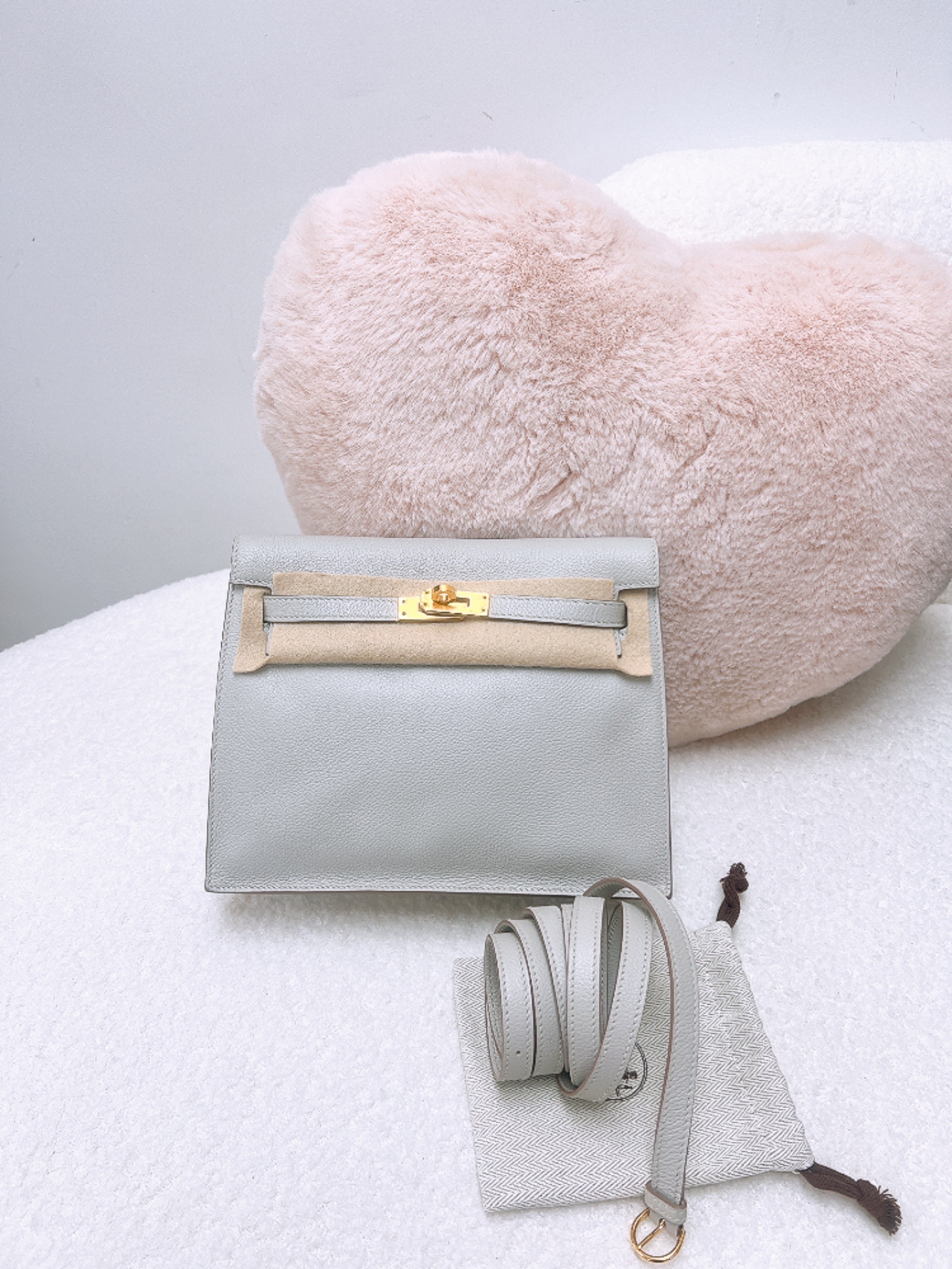 Hermes kelly danse (gris pale/ GHW/ stamp Z)