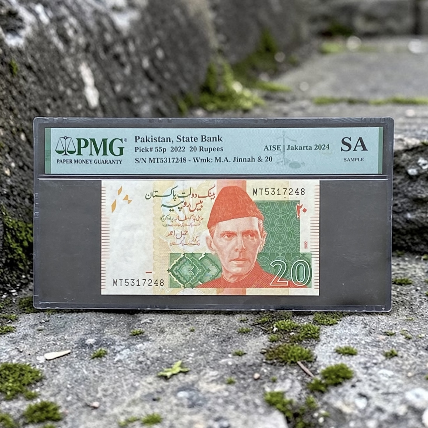 2022年巴基斯坦20盧比 (PMG 樣板) MT5317248