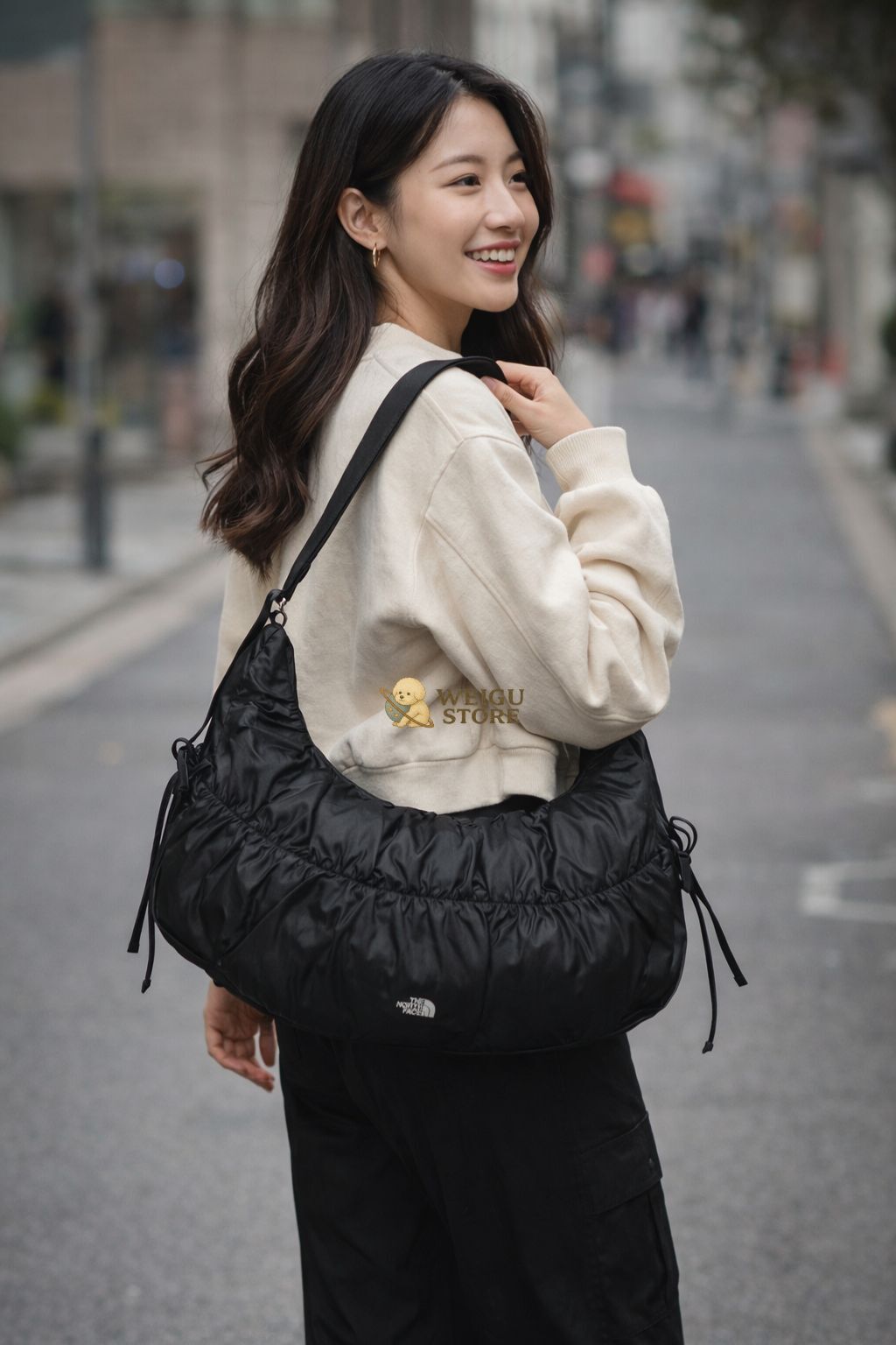 【預購】The North Face BONNEY SR CROSS BAG 褶襉雲朵包 NN2PS18