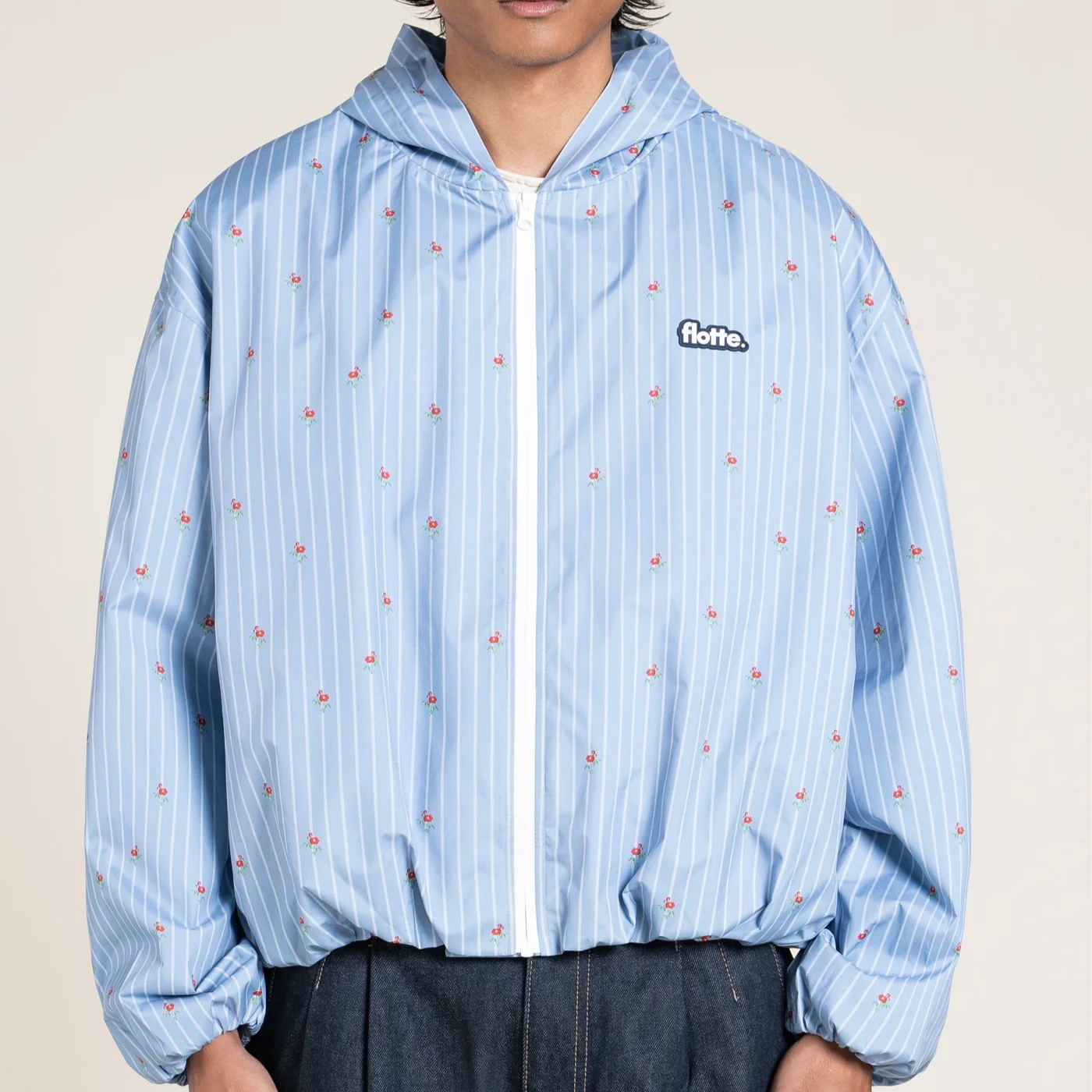 1FL0401-001 [FLOTTE] Darius - Waterproof Bomber Jacket Oxford Blue #26023 (EU)