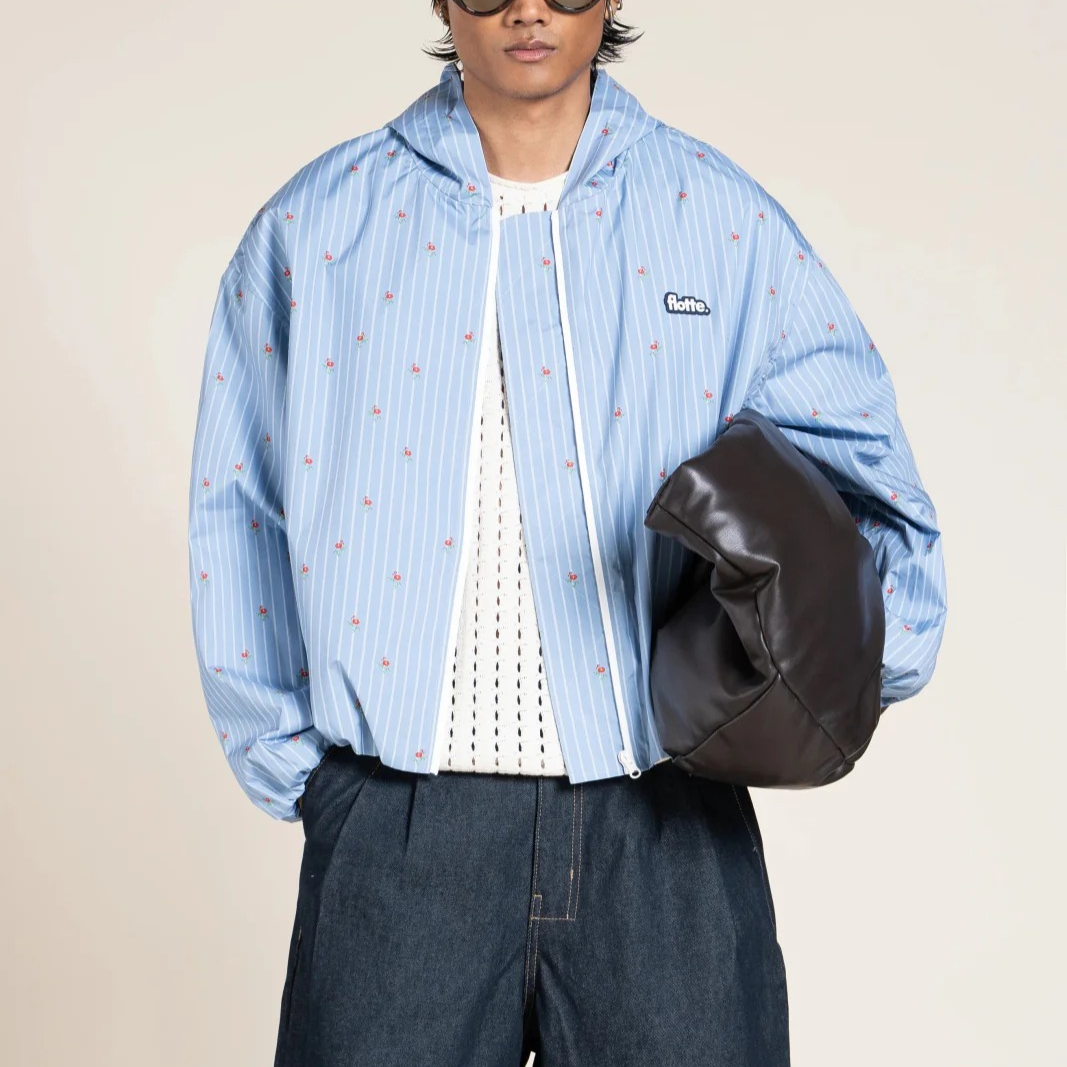 1FL0401-001 [FLOTTE] Darius - Waterproof Bomber Jacket Oxford Blue #26023 (EU)