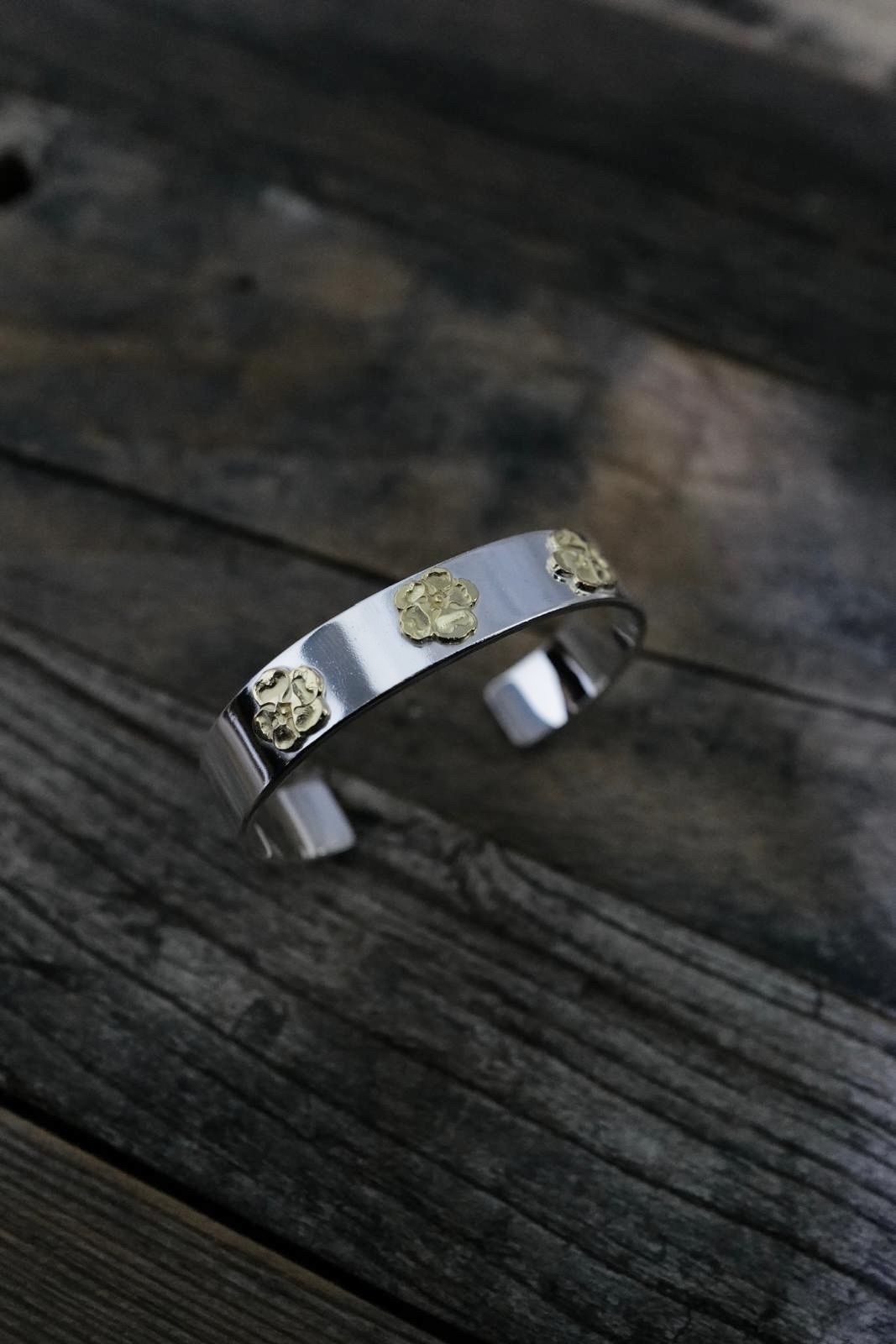 點木槿金花x3 Bangle 12mm