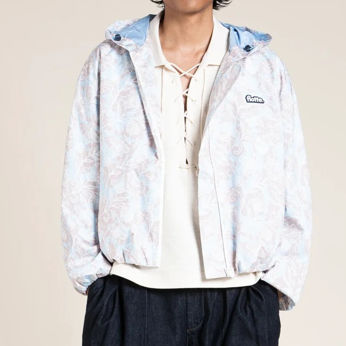 1FL0401-002 [FLOTTE] Darius - Waterproof Bomber Jacket Floral Lace #26023 (EU)