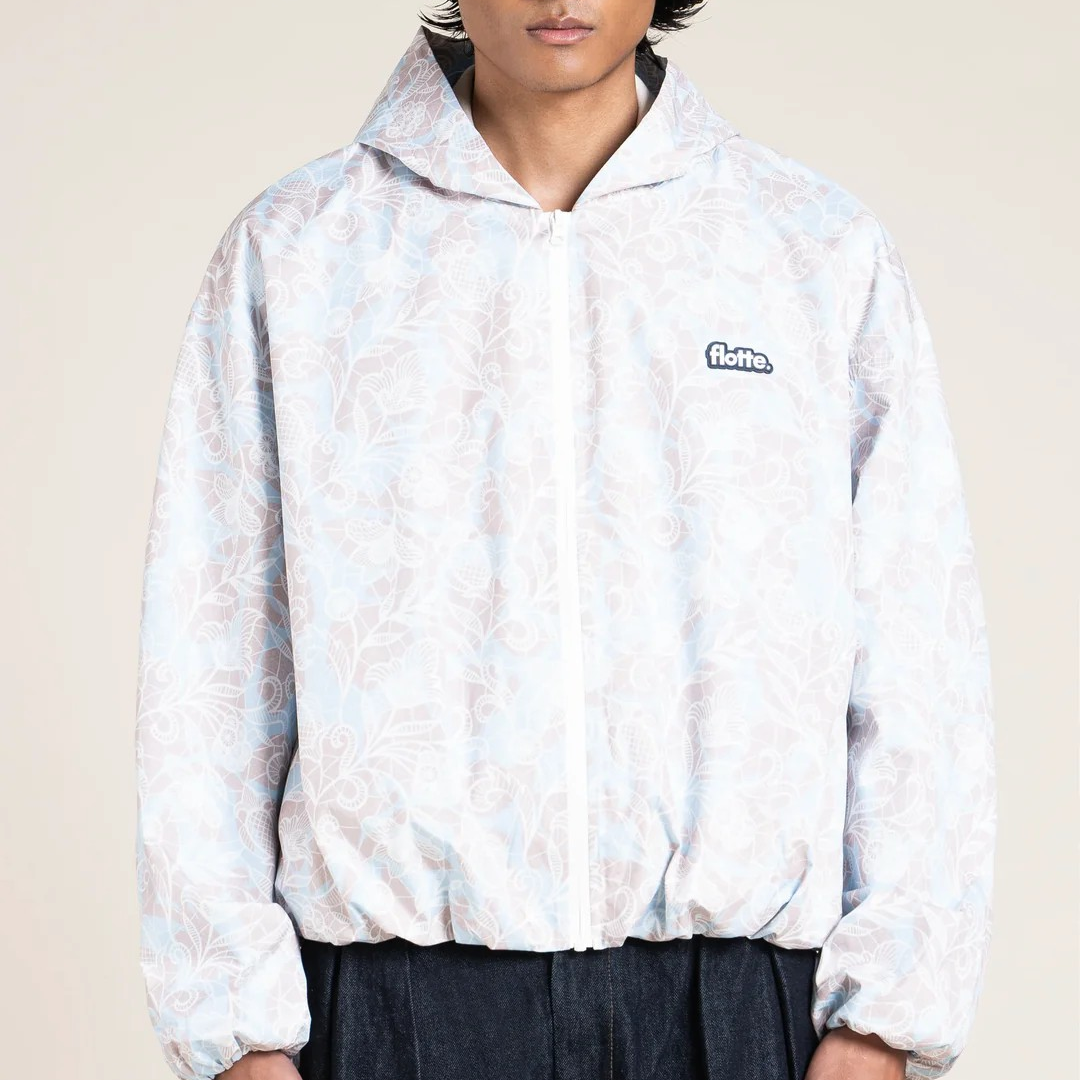 1FL0401-002 [FLOTTE] Darius - Waterproof Bomber Jacket Floral Lace #26023 (EU)