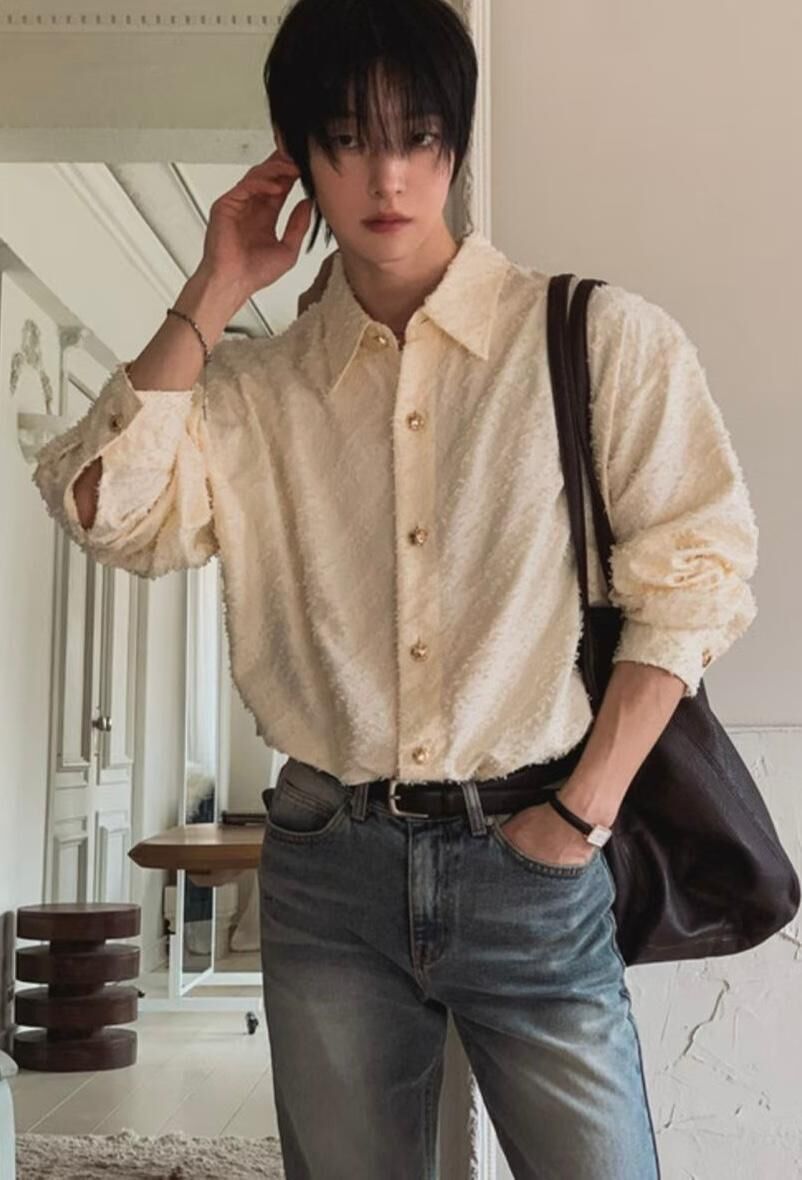 淨色蘇蘇長袖恤衫 MALENKII-197S