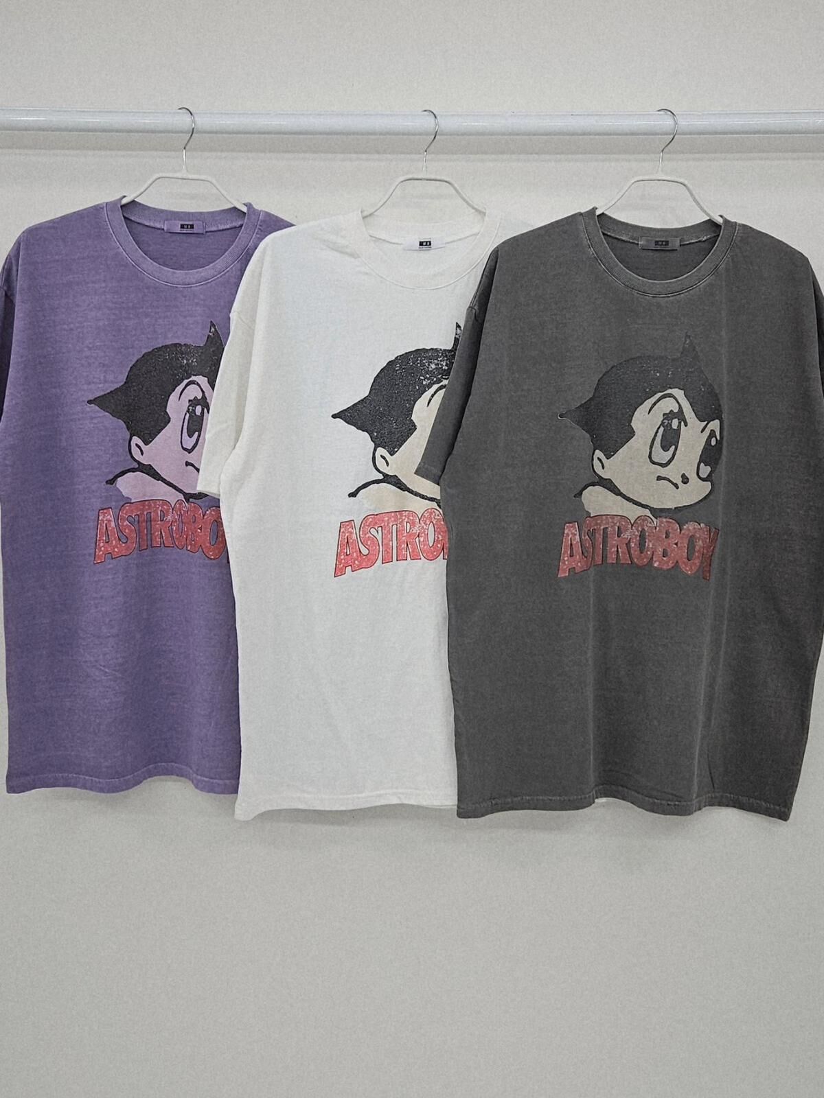 洗水卡通圖案英文字短袖Tee US-026T