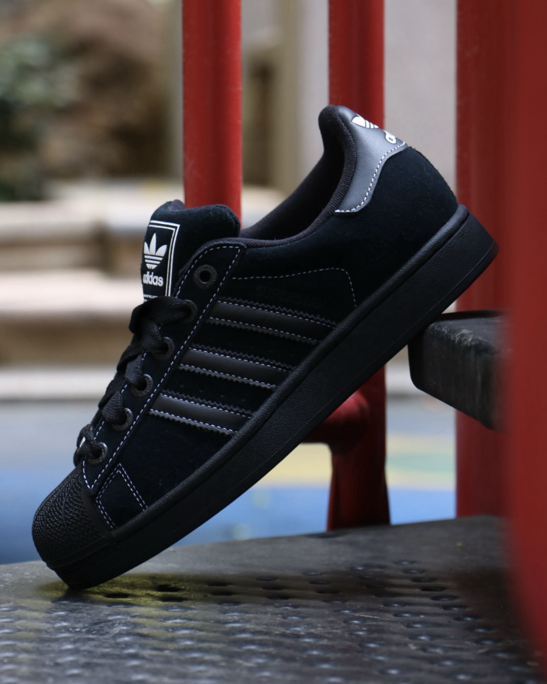 Adidas Superstar ll 全黑 黑色 麂皮 貝殼鞋 2.0 休閒鞋 男女鞋