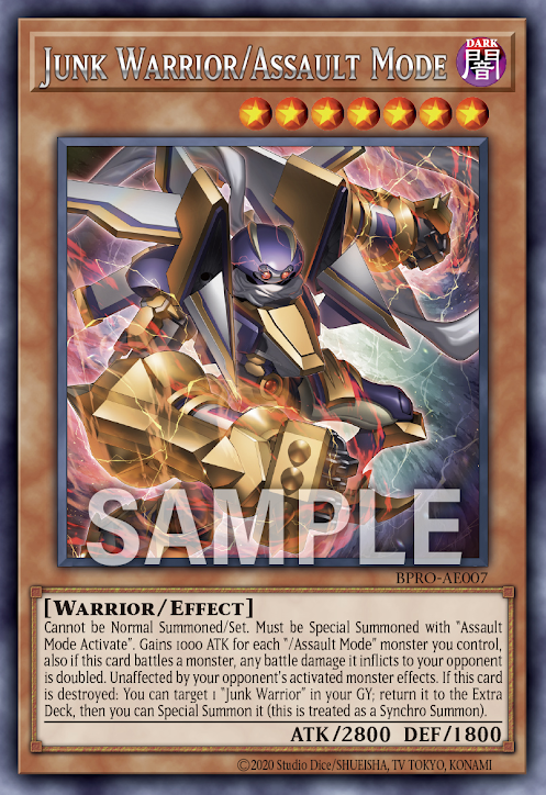 BPRO-AE007 (R)Junk Warrior/Assault Mode(廢品戰士/爆裂型態)