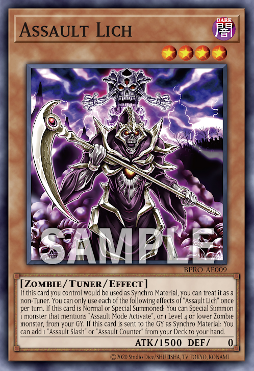 BPRO-AE009 Assault Lich(爆裂巫妖)