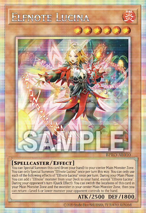 BPRO-AE010 (SR/PSER)Elfnote Lucina(耀聖的花詩 魯琪娜)