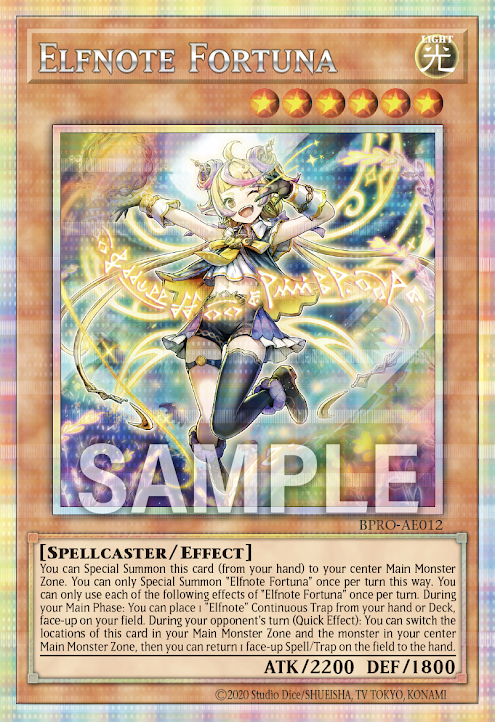 BPRO-AE012 (SR/PSER)Elfnote Fortuna(耀聖的月詩 佛魯圖娜)