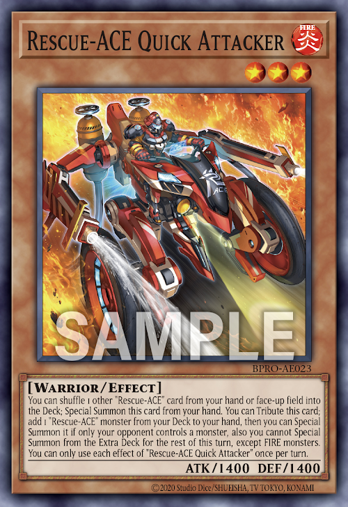 BPRO-AE023 Rescue-ACE Quick Attacker(救援王牌 迅猛攻擊者)