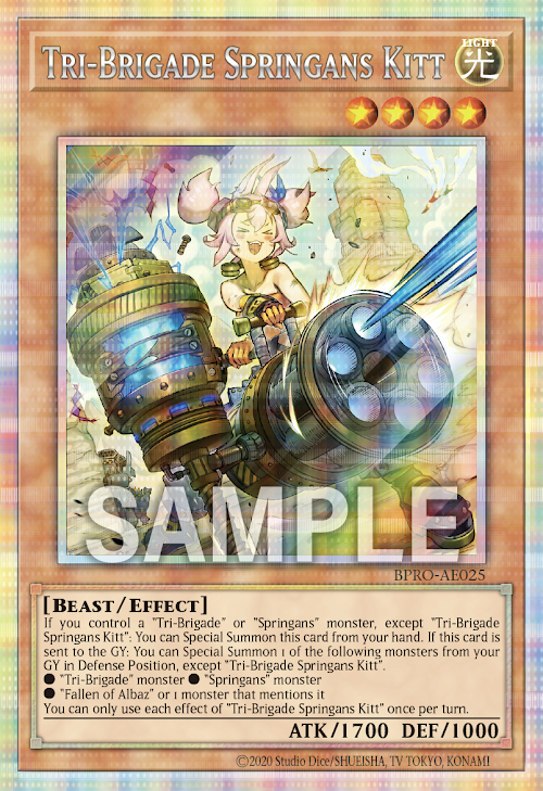 BPRO-AE025 (SR/PSER)Tri-Brigade Springans Kitt(鐵獸的炎工 琪特)