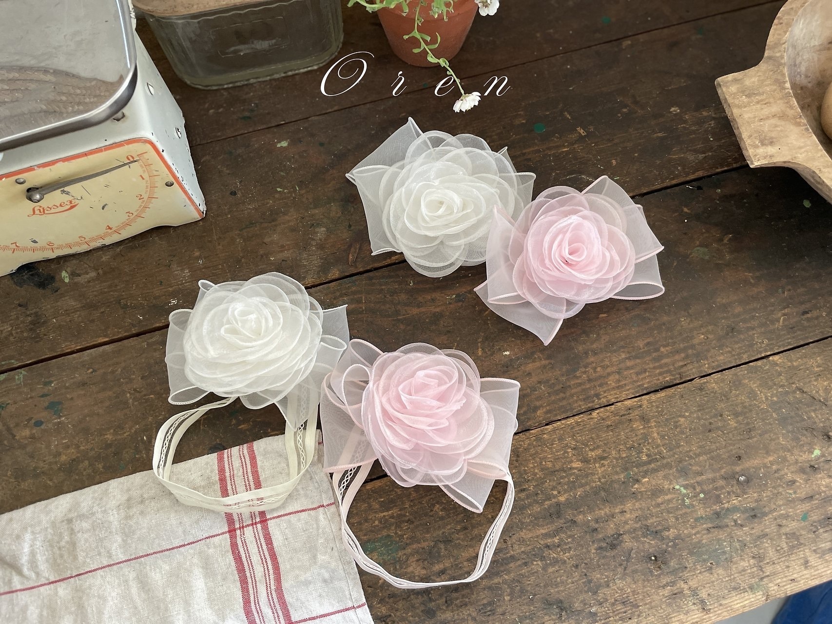 Oren Noir Rose Hairband｜Hairpin
