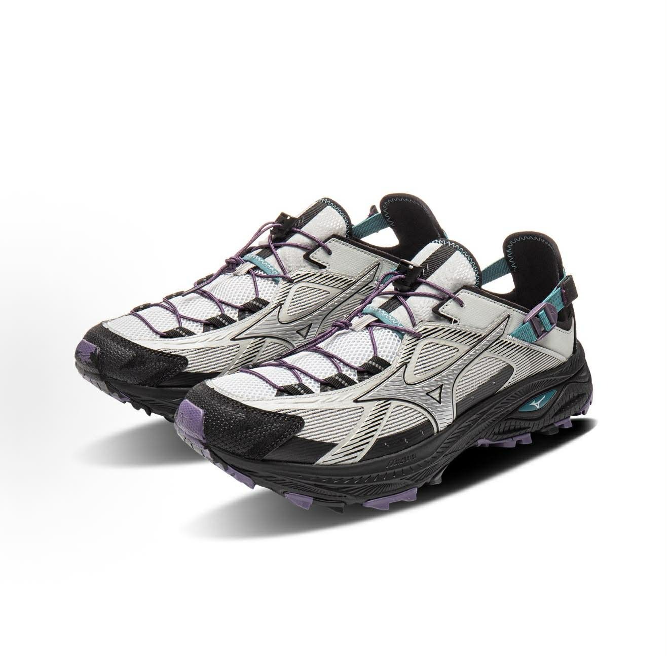 預購 Mizuno Racer Trail SE V2 山系戶外運動 舒適透氣 穩定支撐 減震耐磨防滑 溯溪鞋 男女同款 南極灰/黑色 D1GH261203