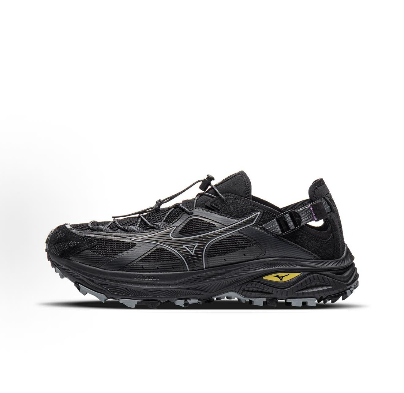 預購 Mizuno Racer Trail SE V2 復古厚底戶外運動 舒適透氣速乾 穩定支撐 減震耐磨防滑 溯溪鞋 男女同款 黑色 D1GH261201
