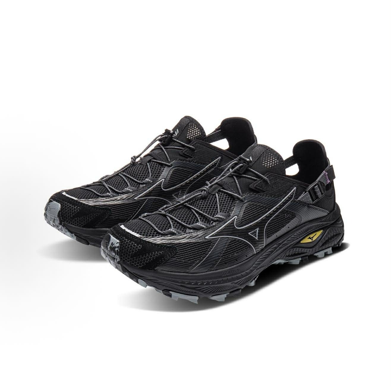 預購 Mizuno Racer Trail SE V2 復古厚底戶外運動 舒適透氣速乾 穩定支撐 減震耐磨防滑 溯溪鞋 男女同款 黑色 D1GH261201