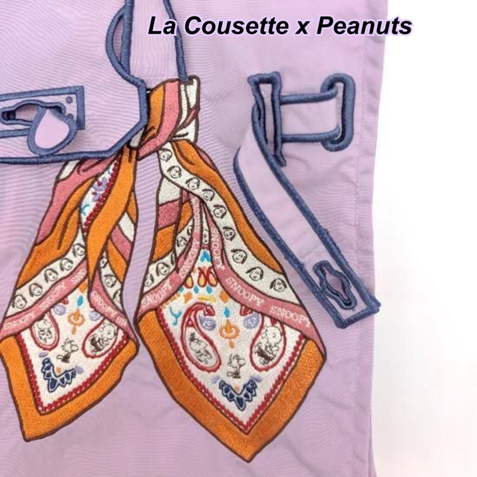 260331 La Cousette x Peanuts snoopy 絲巾圖案Eco bag /2 size