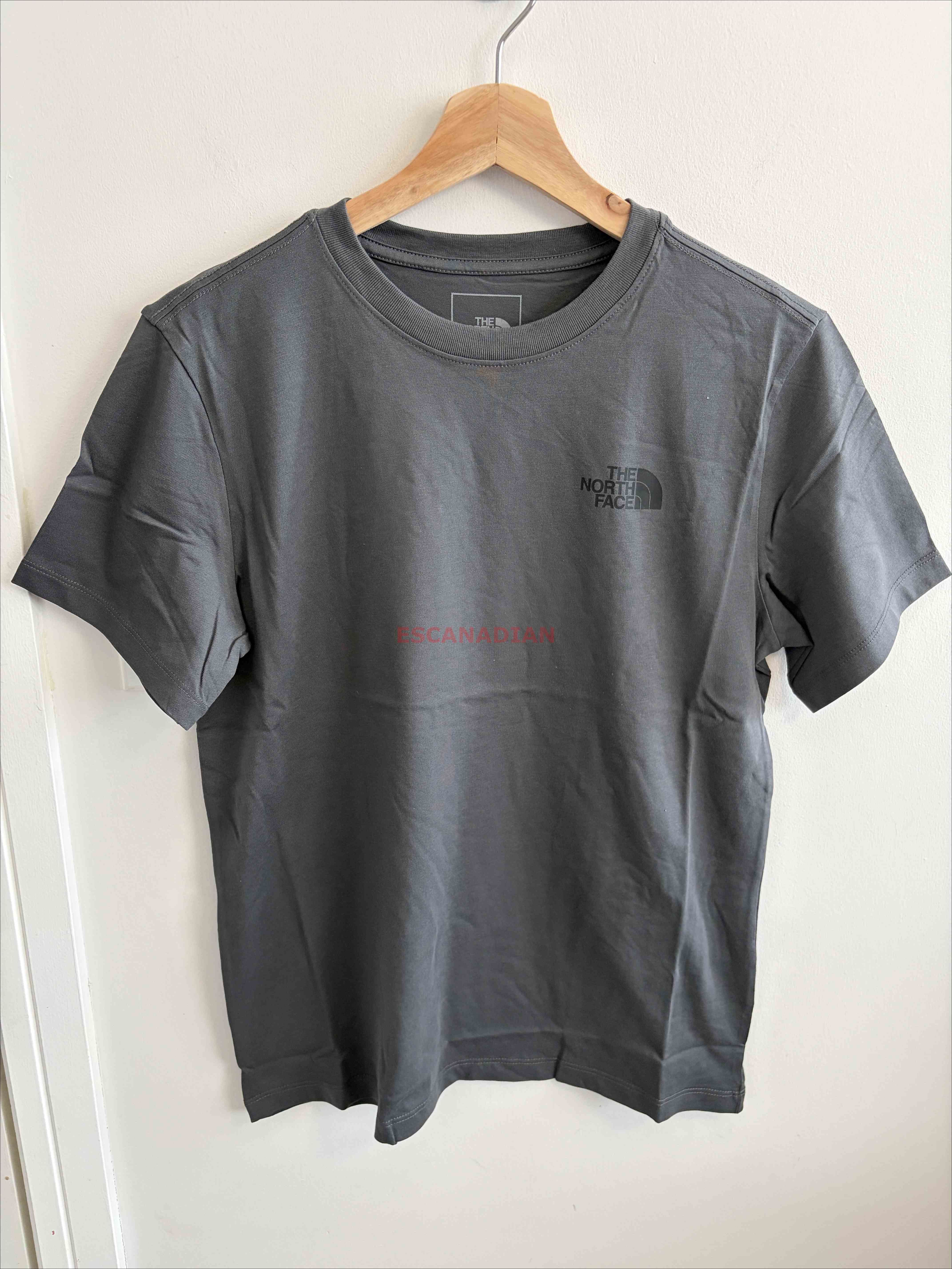 THE NORTH FACE 女大人 字樣標語 正反圖案 短TEE (正常版)