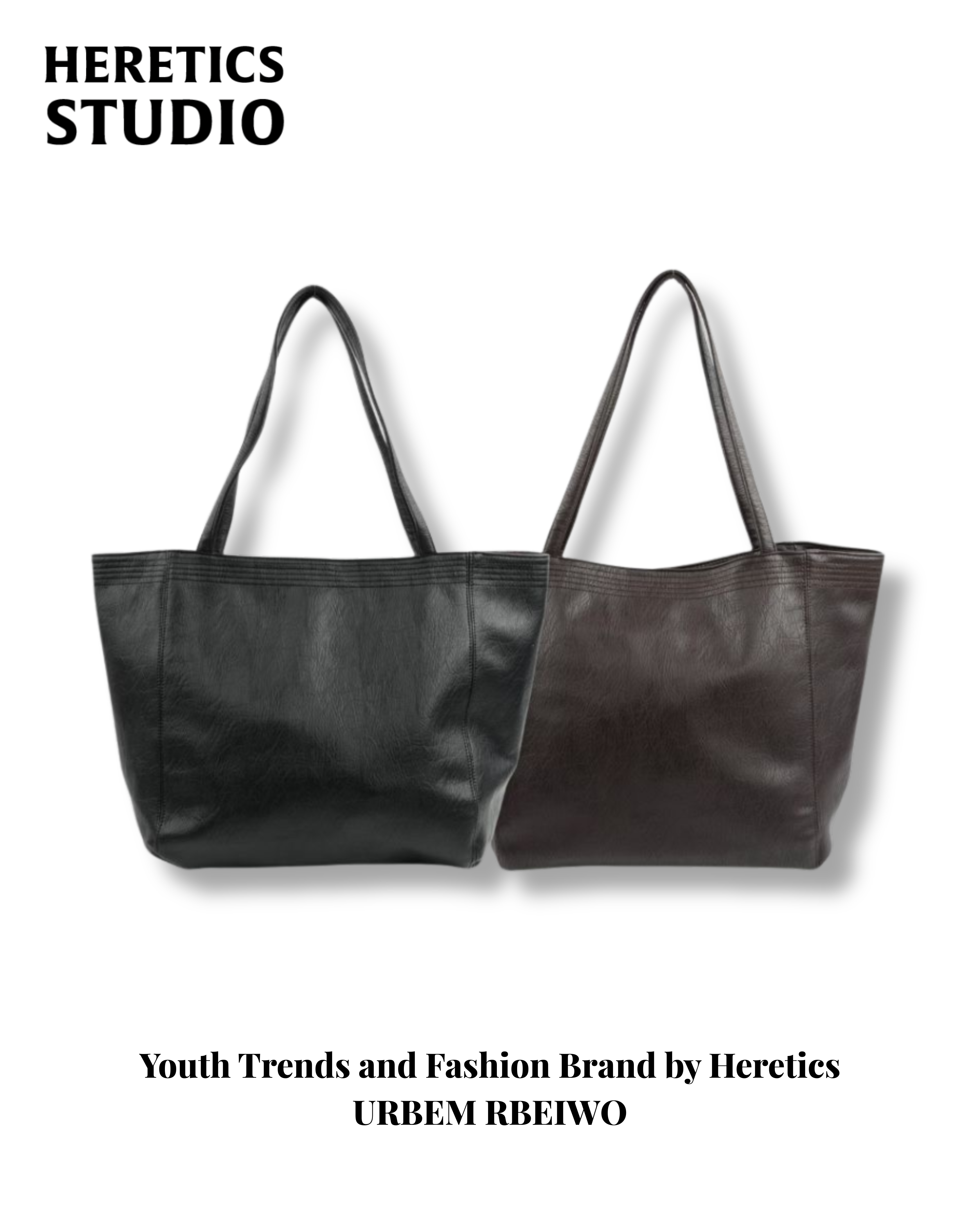 𝐇·𝐓·𝐒 韓國 皮革紋理 素面 質感滑順 大容量 手提 單肩包 托特 包包