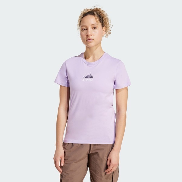 Adidas 愛迪達 W Athlete JM6367 女 T恤 運動上衣 休閒短袖 紫 亞版 純棉 舒適