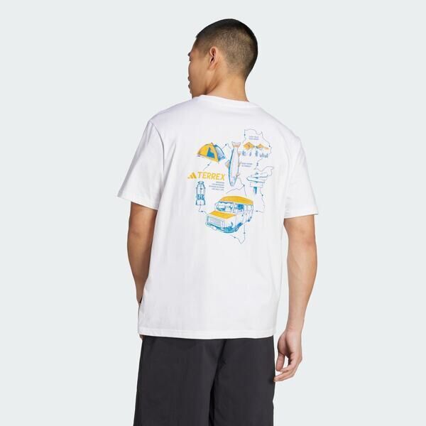 Adidas 愛迪達 Mt Polygiene T JI8327 男女 T恤 運動上衣 休閒短袖 白 亞版 純棉