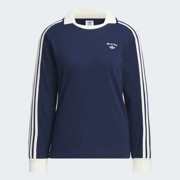 Adidas 愛迪達 Cc Ls Tee W JM8012 女 長袖上衣 休閒長袖 深藍 亞版 吸濕排汗