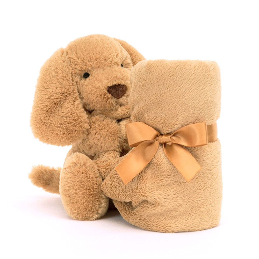 JELLYCAT Bashful Toffee Puppy Soother