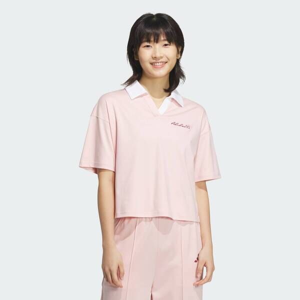 Adidas 愛迪達 Ver Ss Polo JZ1584 女 Polo衫 運動上衣 休閒短袖 粉紅 亞版 涼感
