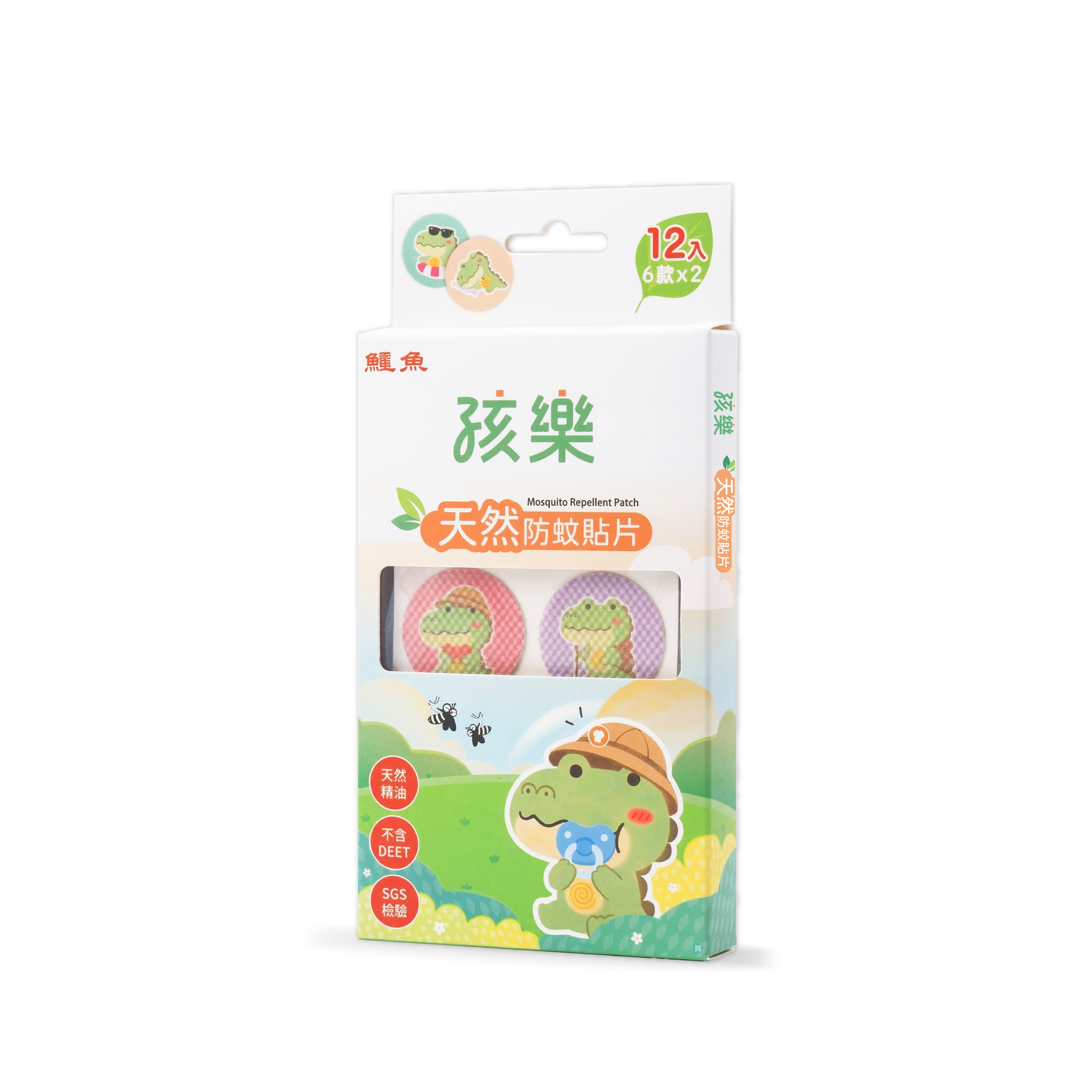 【孩樂】天然防蚊貼片 (12入/盒)