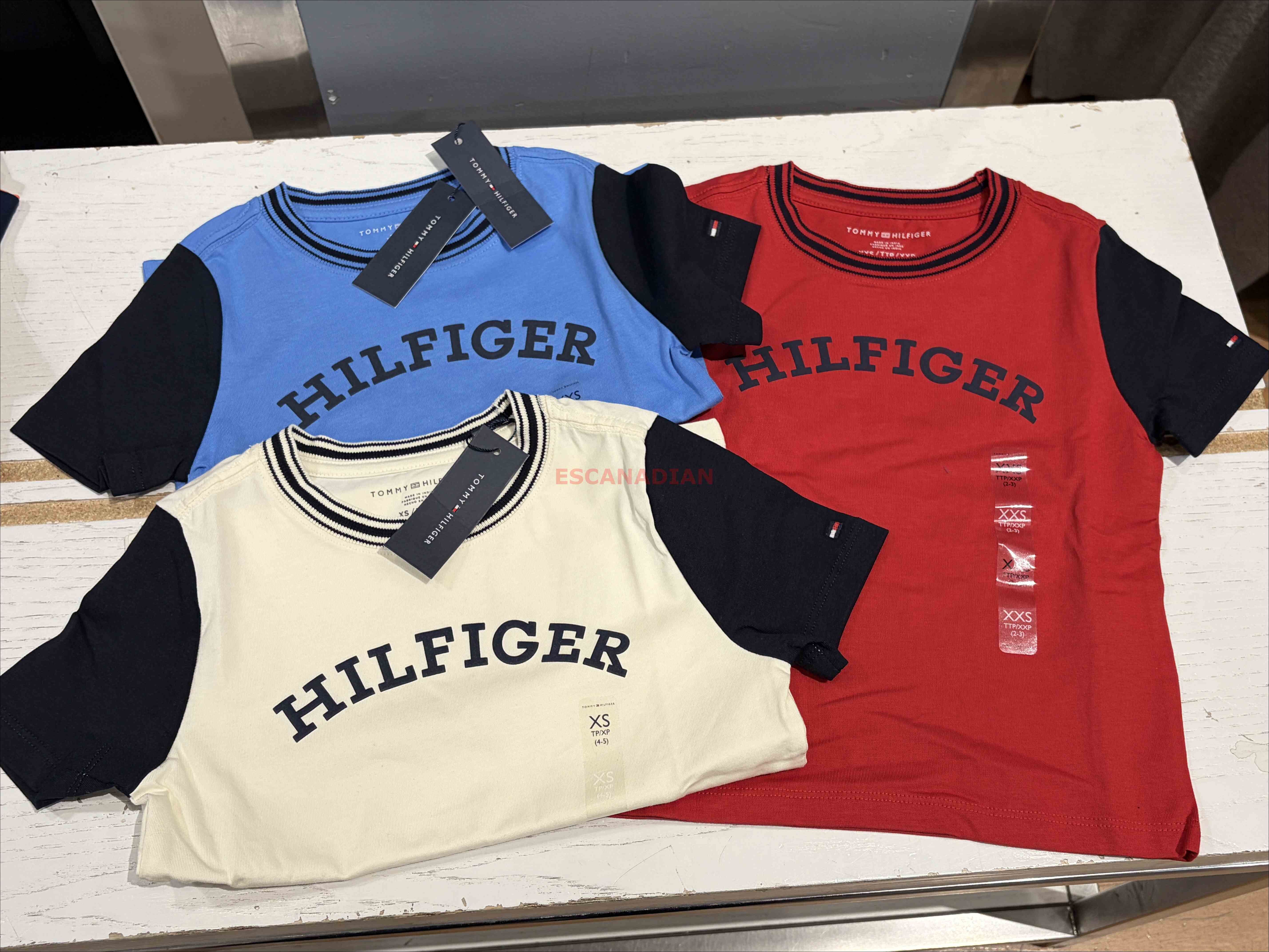 TOMMY 男大童 字樣 短TEE (3色)