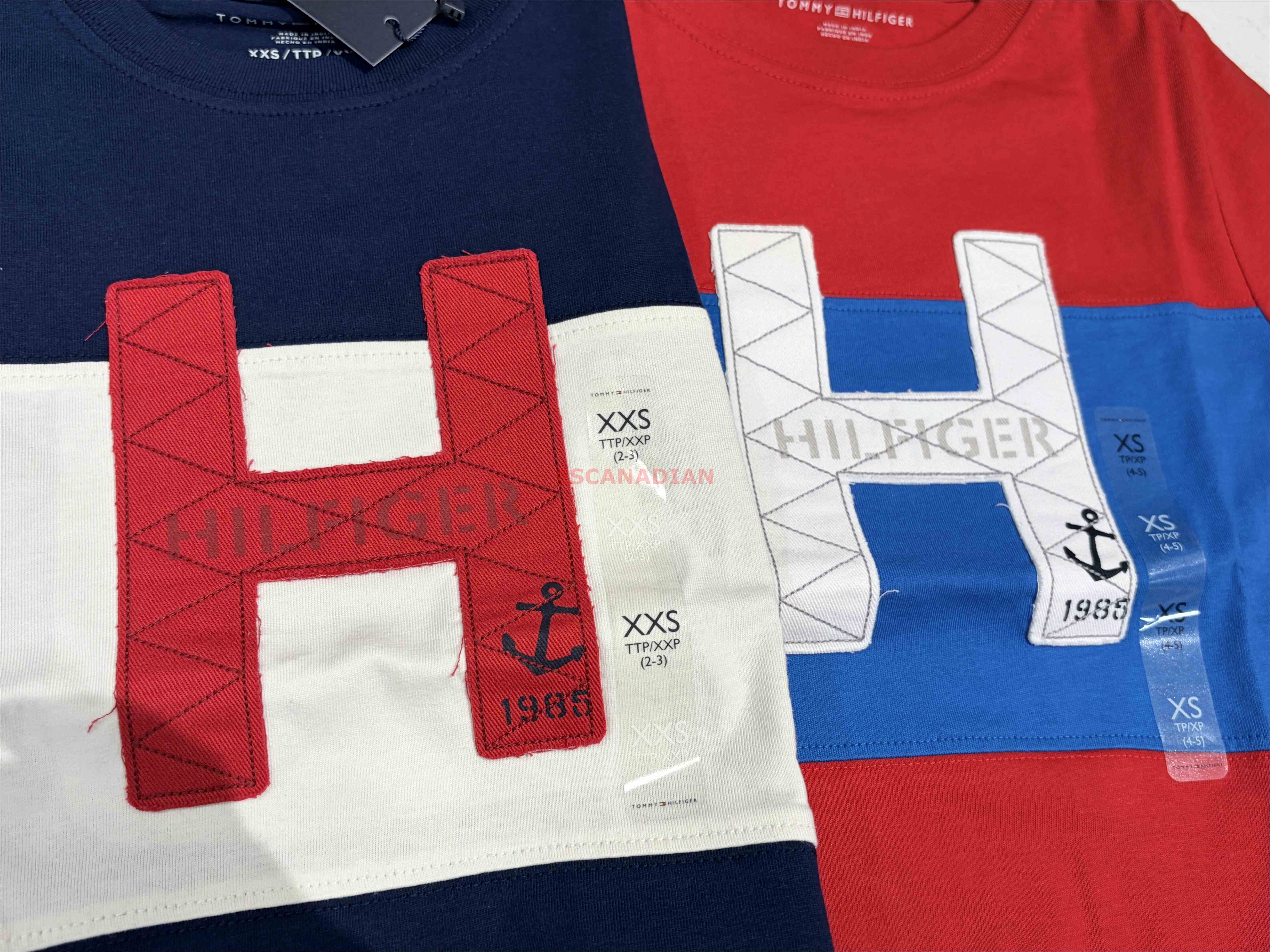 TOMMY 男大童 大H拚色 短TEE (2色)