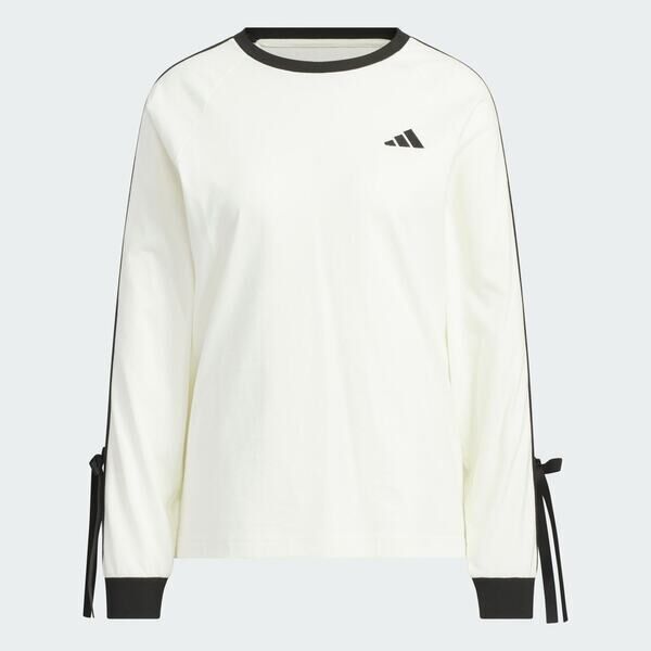 Adidas 愛迪達 Dance Ls Tee2 KG3859 女 長袖上衣 休閒長袖 白 亞版