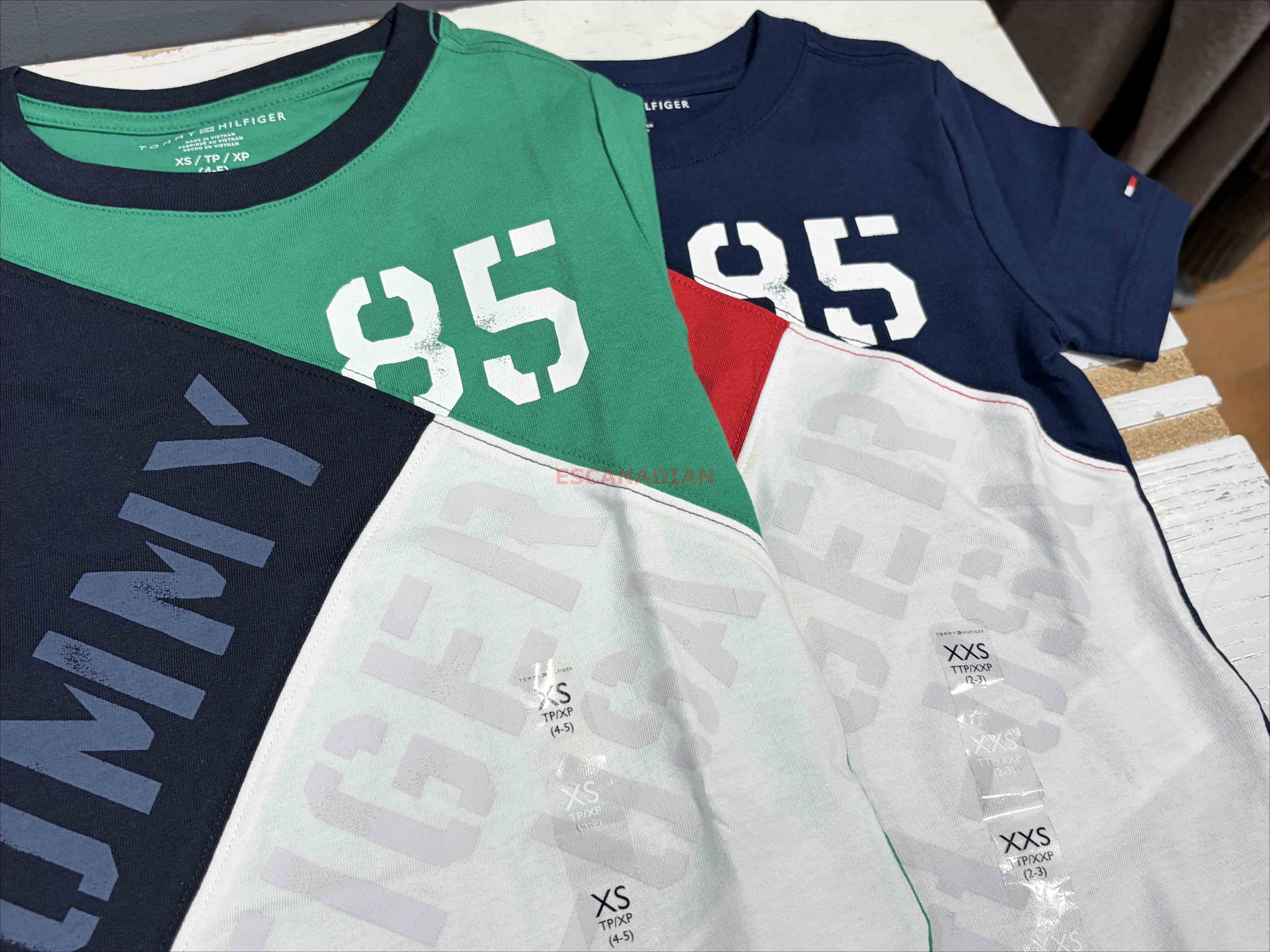 TOMMY 男大童 拚色造型 短TEE (2色)