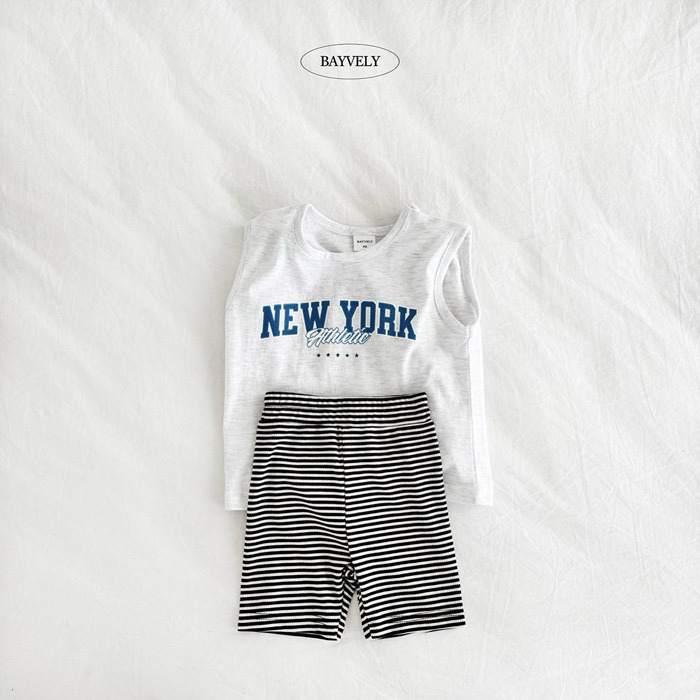 正韓夏BAYVELY 兩色new york背心