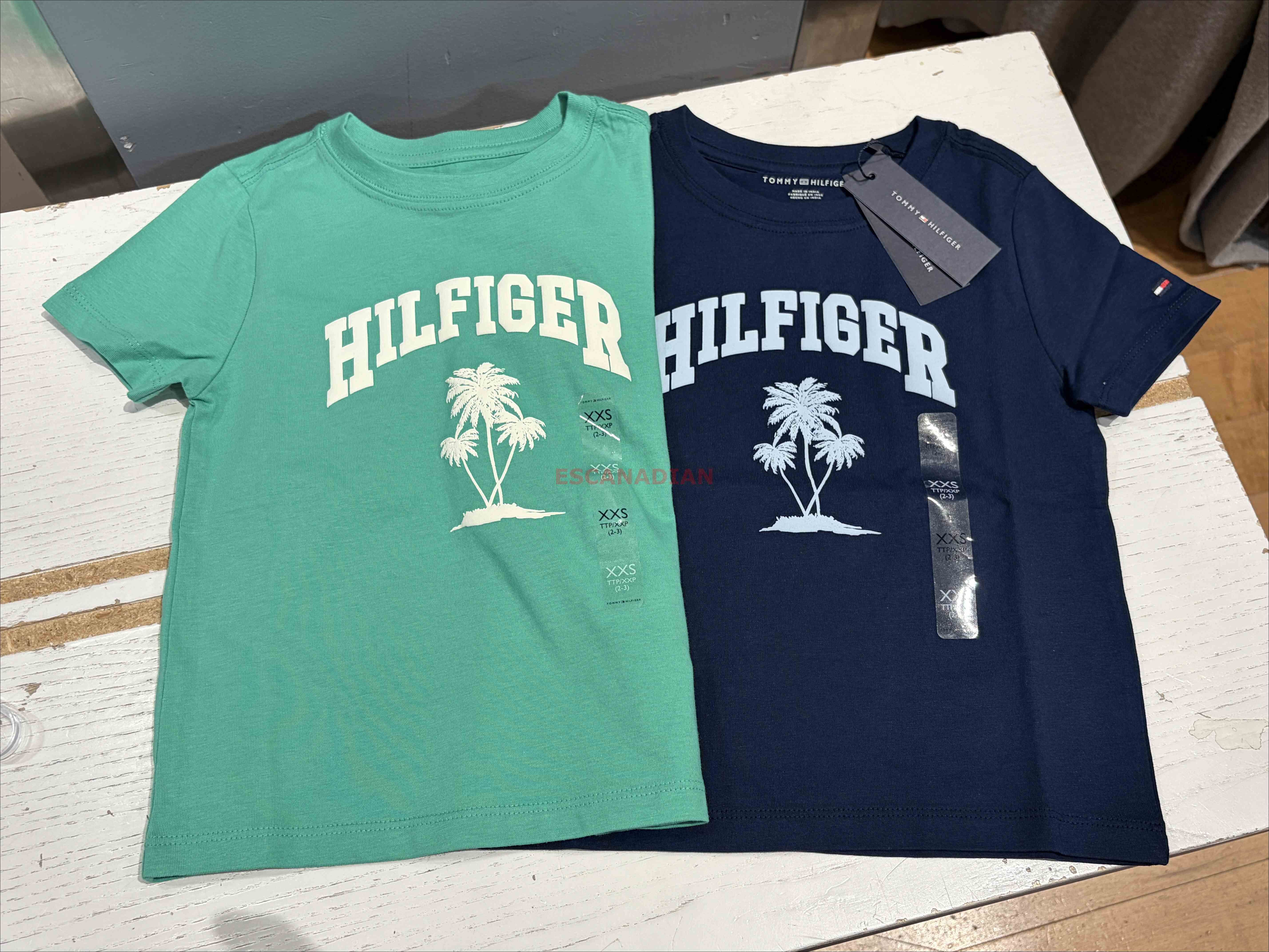 TOMMY 男大童 夏季圖案 短TEE (2色)