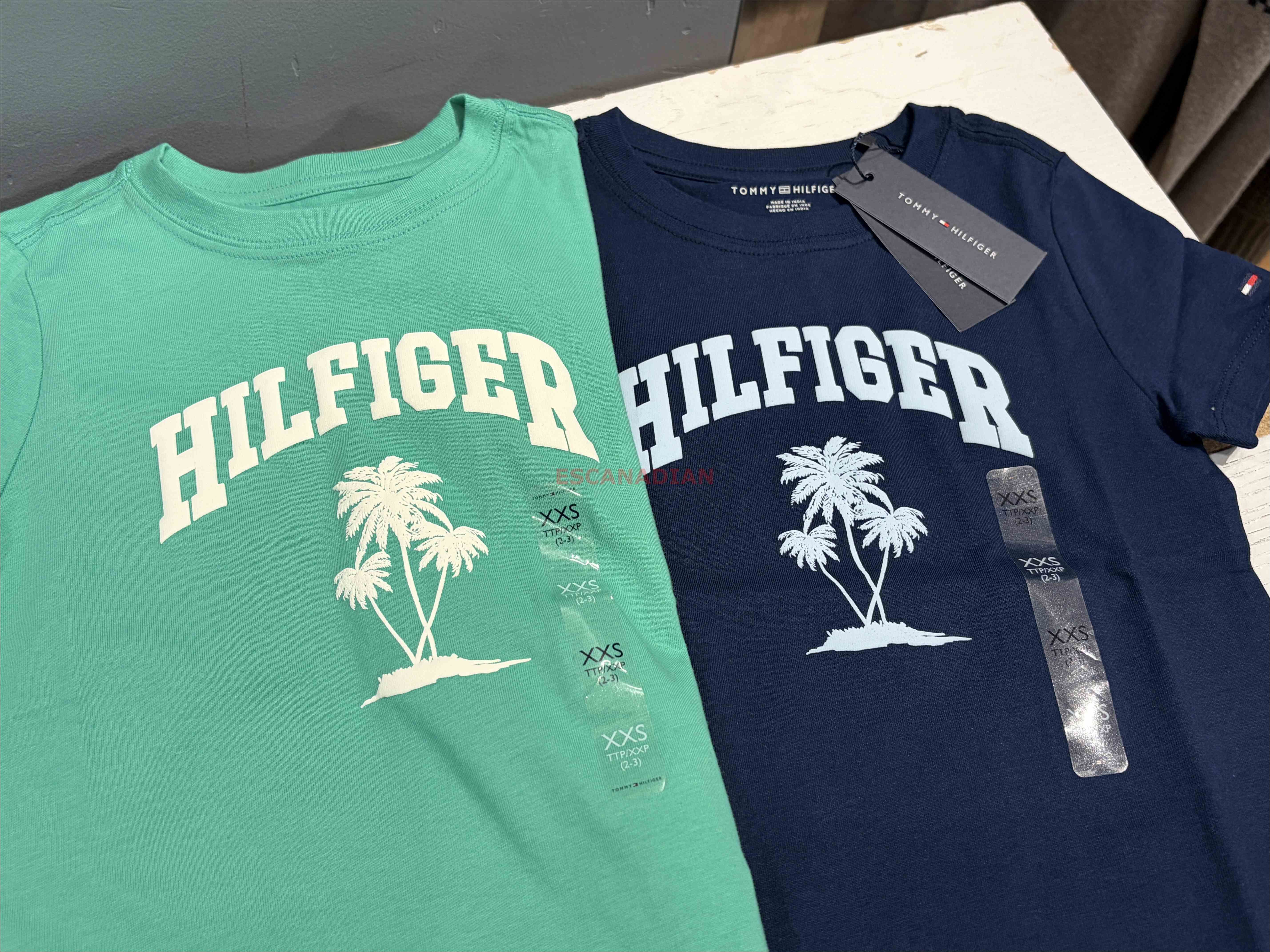 TOMMY 男大童 夏季圖案 短TEE (2色)