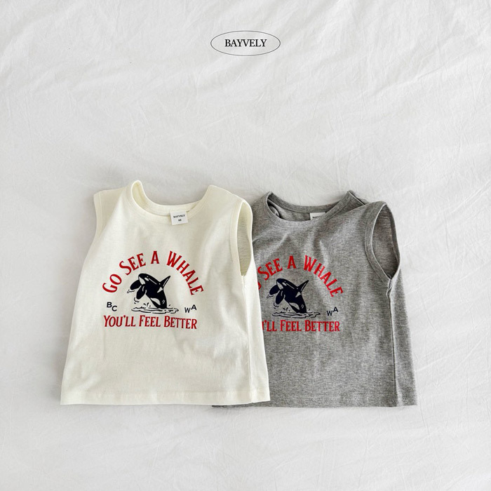 正韓夏BAYVELY 兩色鯨魚背心