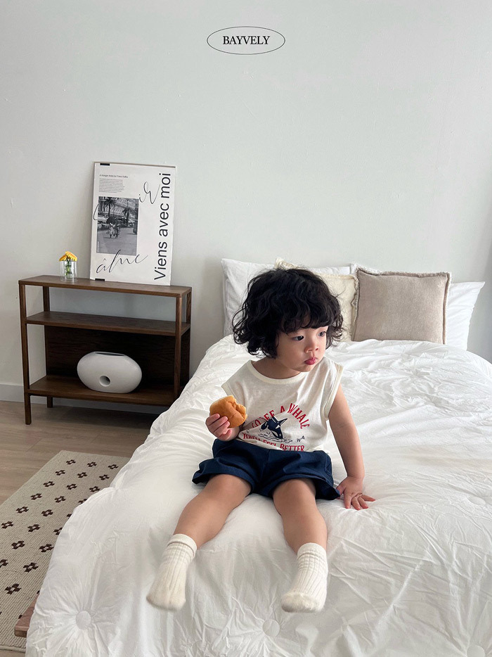 正韓夏BAYVELY 兩色鯨魚背心