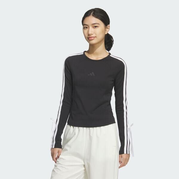 Adidas 愛迪達 Dance Ls Tee1 KG3862 女 長袖上衣 休閒長袖 黑 亞版 排汗