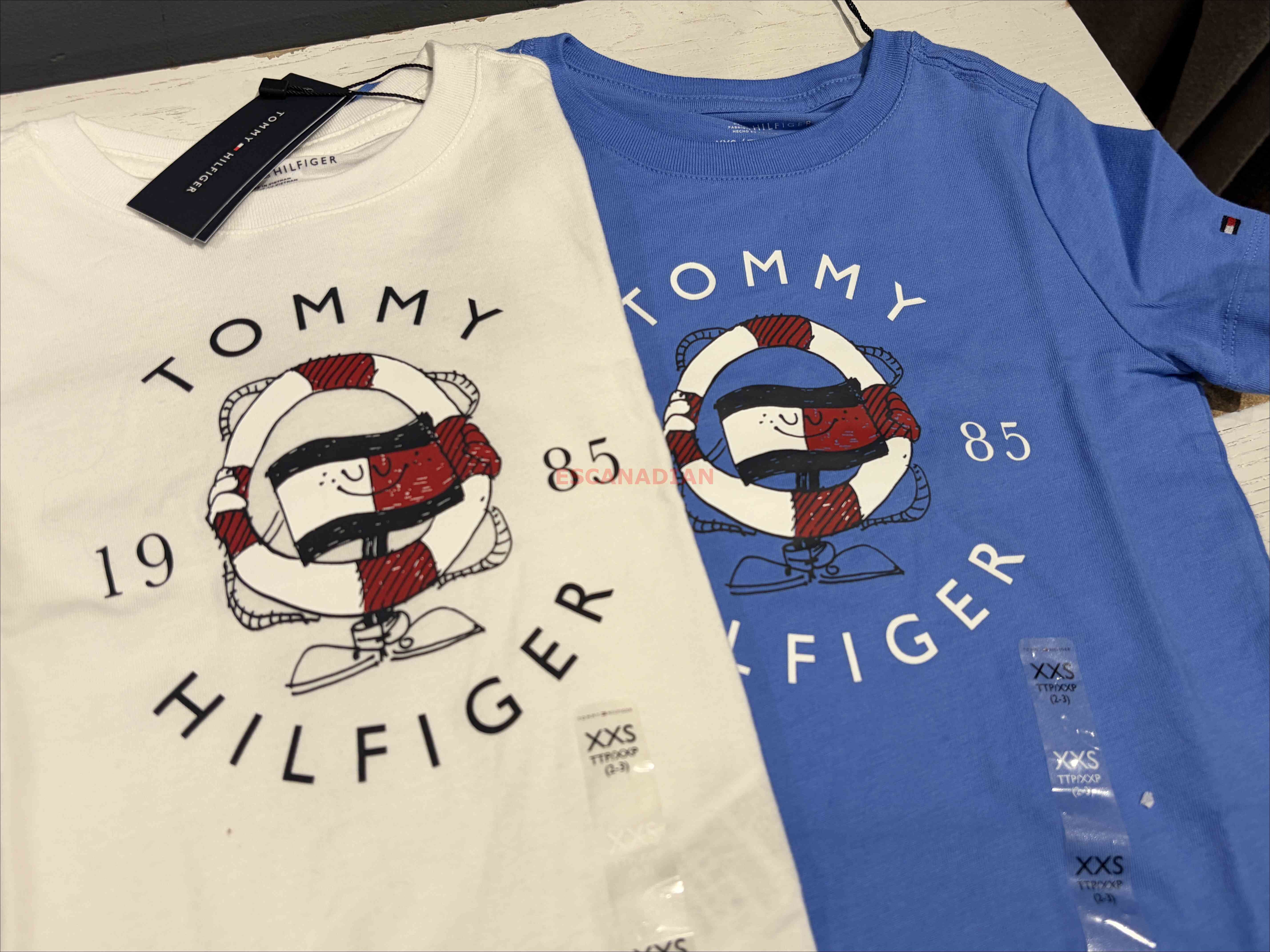 TOMMY 男大童 圖案 短TEE (2色)